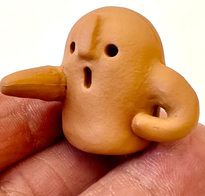 Gashapon Capsule Teen & Up Haniwa Clay Mascot Figurine (Sold As An Individual Capsule) by Homeportonline