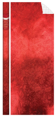 Prismatic Foil Roll Wrap - 30" x 120" - Red