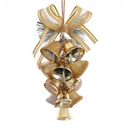 Ivory and Gold Cluster Bell Ornament