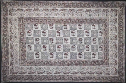 Tapestry Single Size Elephant Batik Gray by Homeportonline