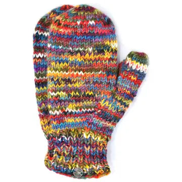 Electric Mittens-Pure Knitted Wool