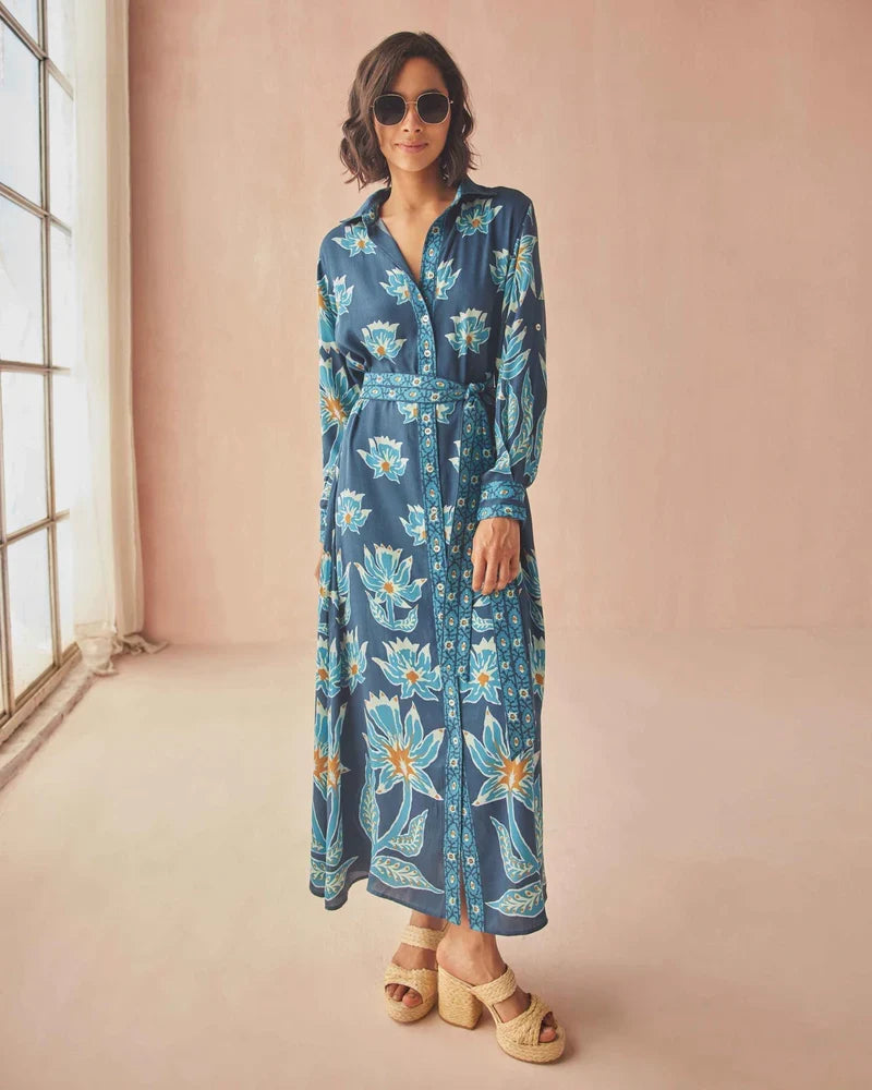 OMIKA Emma Shirt Dress Maxi