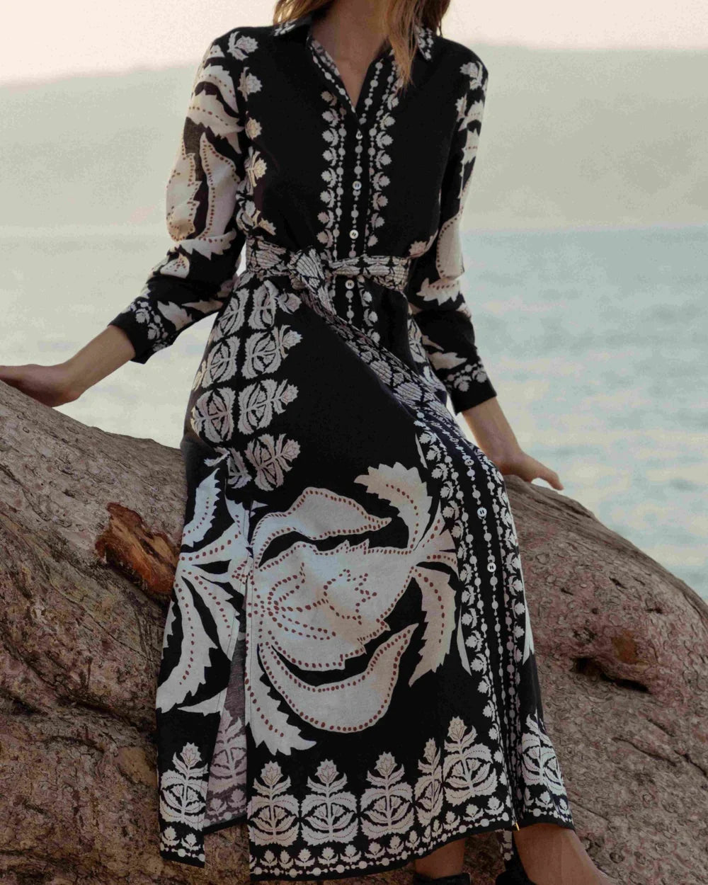 OMIKA Emma Shirt Dress Maxi