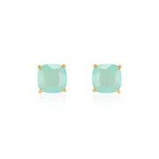 Emmy Studs | Aqua Chalcedony by elliparr