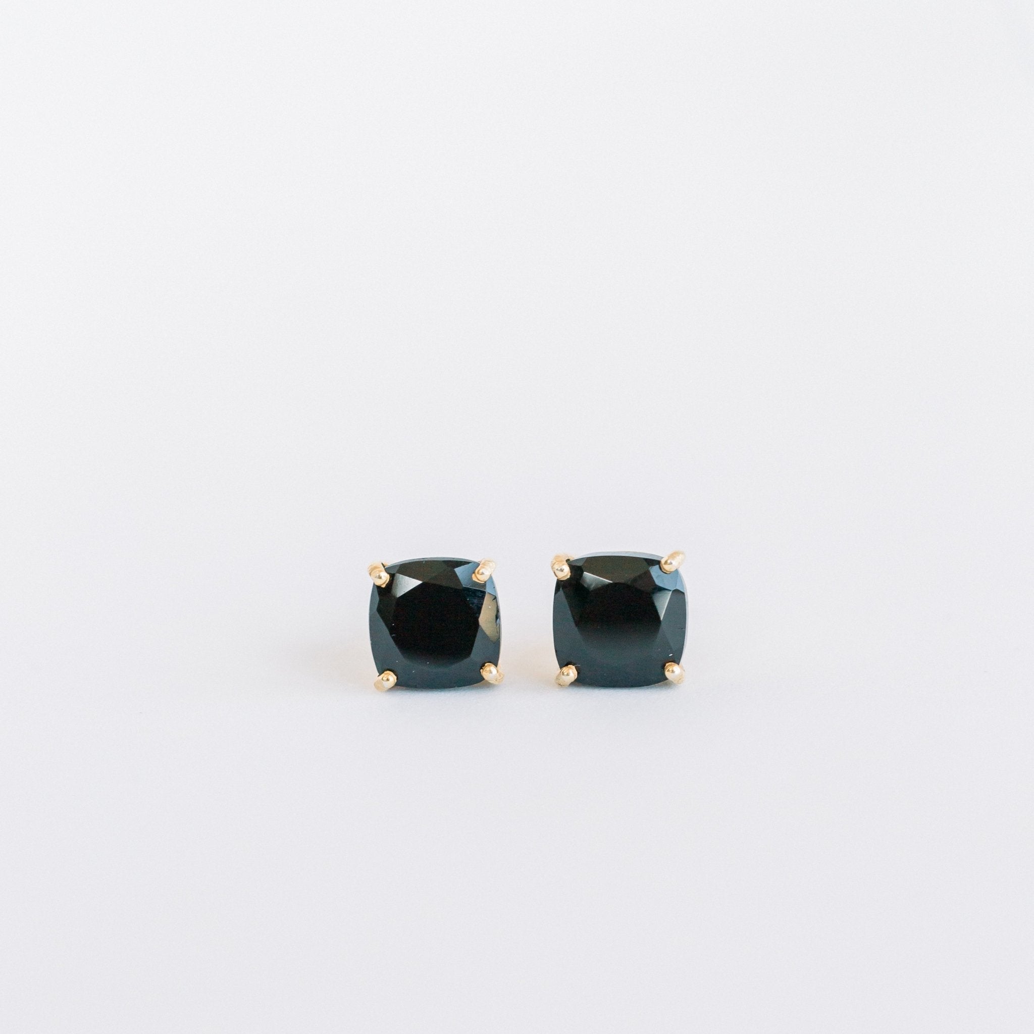 Emmy Studs | Black Onyx by elliparr