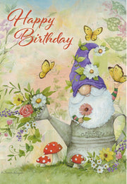 Garden Gnome Birthday Card  - Birthday Card