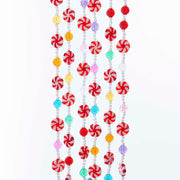 Multi-Color Candy With Peppermint Rounds Garland