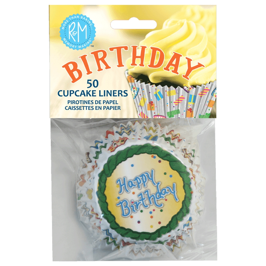 Birthday Cupcake Liners