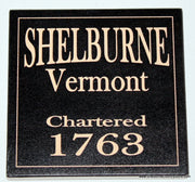 Local Towns Ceramic Coaster - Shelburne