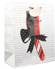 Large Gift Bag With Tissue - Candy Cane