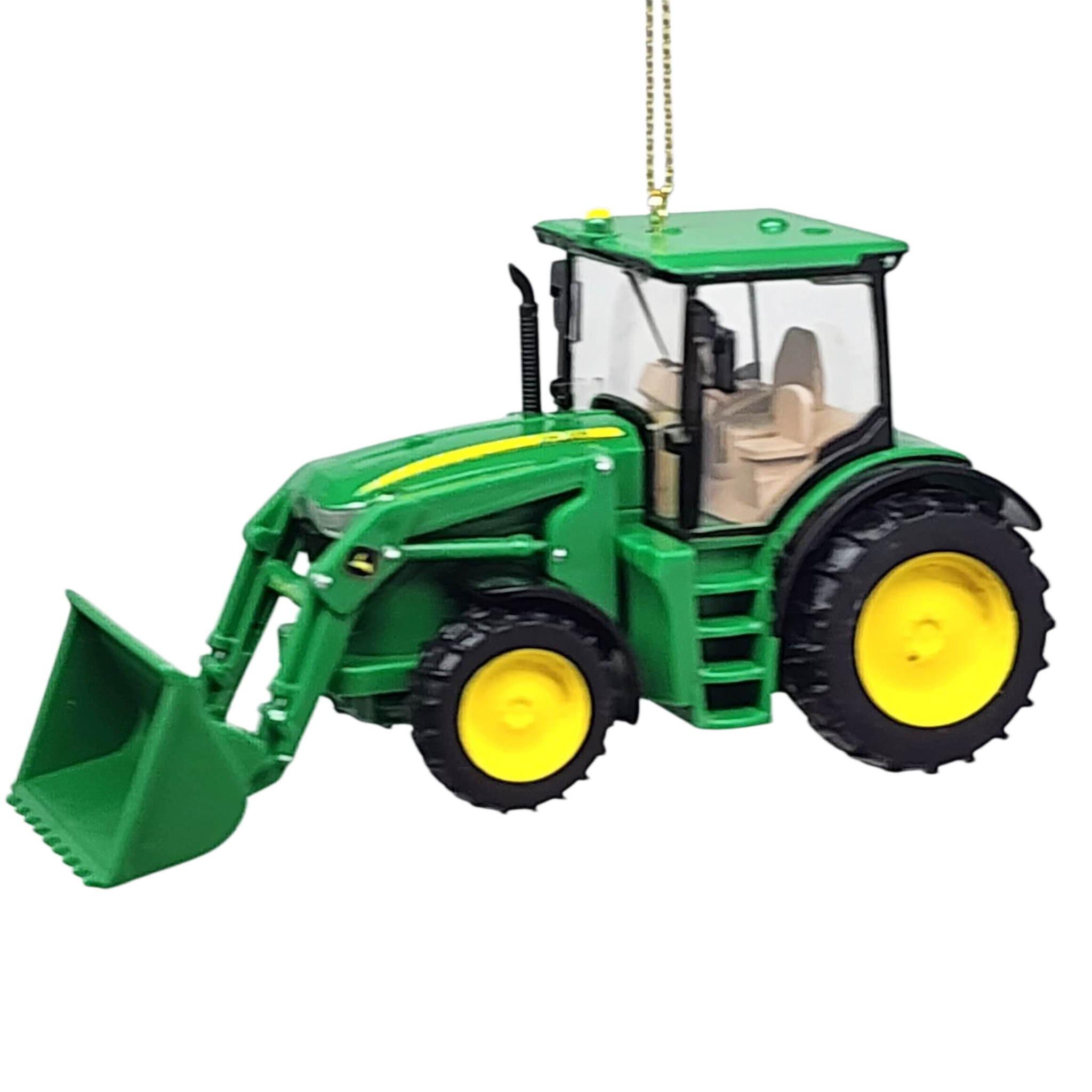 John Deere 680R Diesel Tractor with Loader Ornament