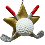 Golf Star Ornament