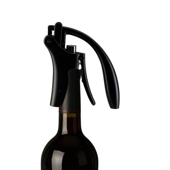 Wine Bottle Opener - Black Lever Corkscrew by True by Homeportonline