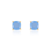 Emmy Studs | Blue Chalcedony by elliparr