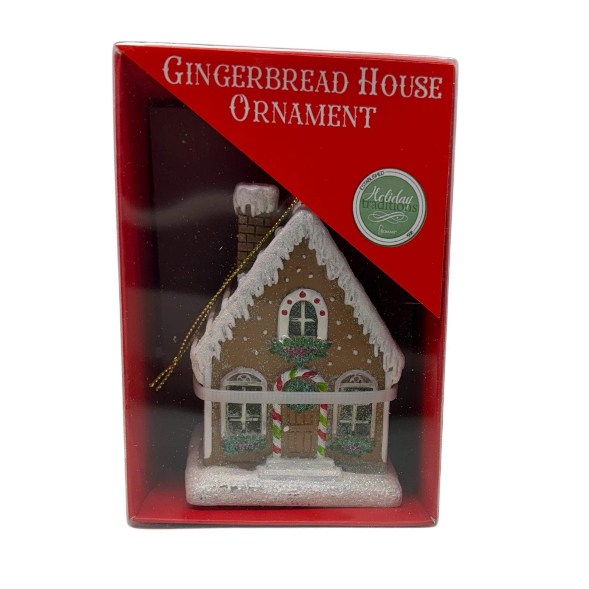 Gingerbread House Resin Ornament