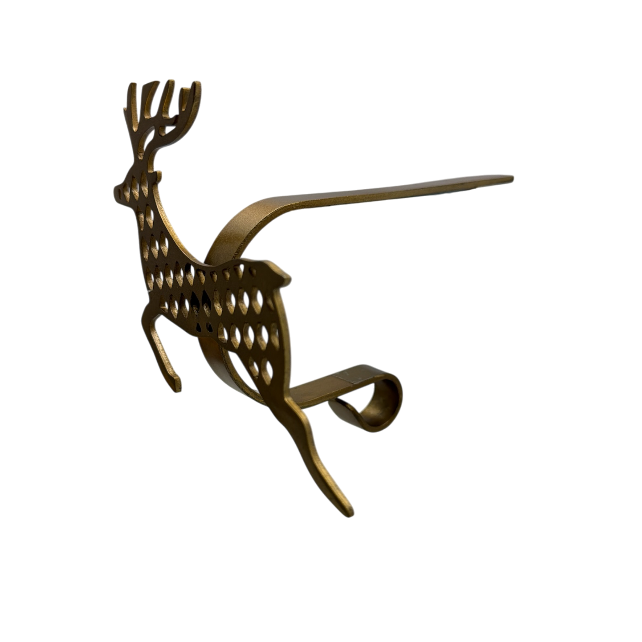 Jumping Deer Stocking Hanger