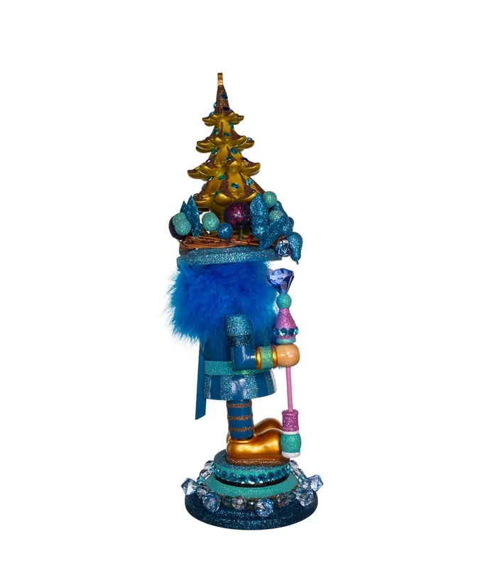 Hollywood Nutcracker – Blue with Tree Hat - 18 Inch