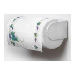 Paper Towel Holder - Magnetic White Plastic by Homeportonline