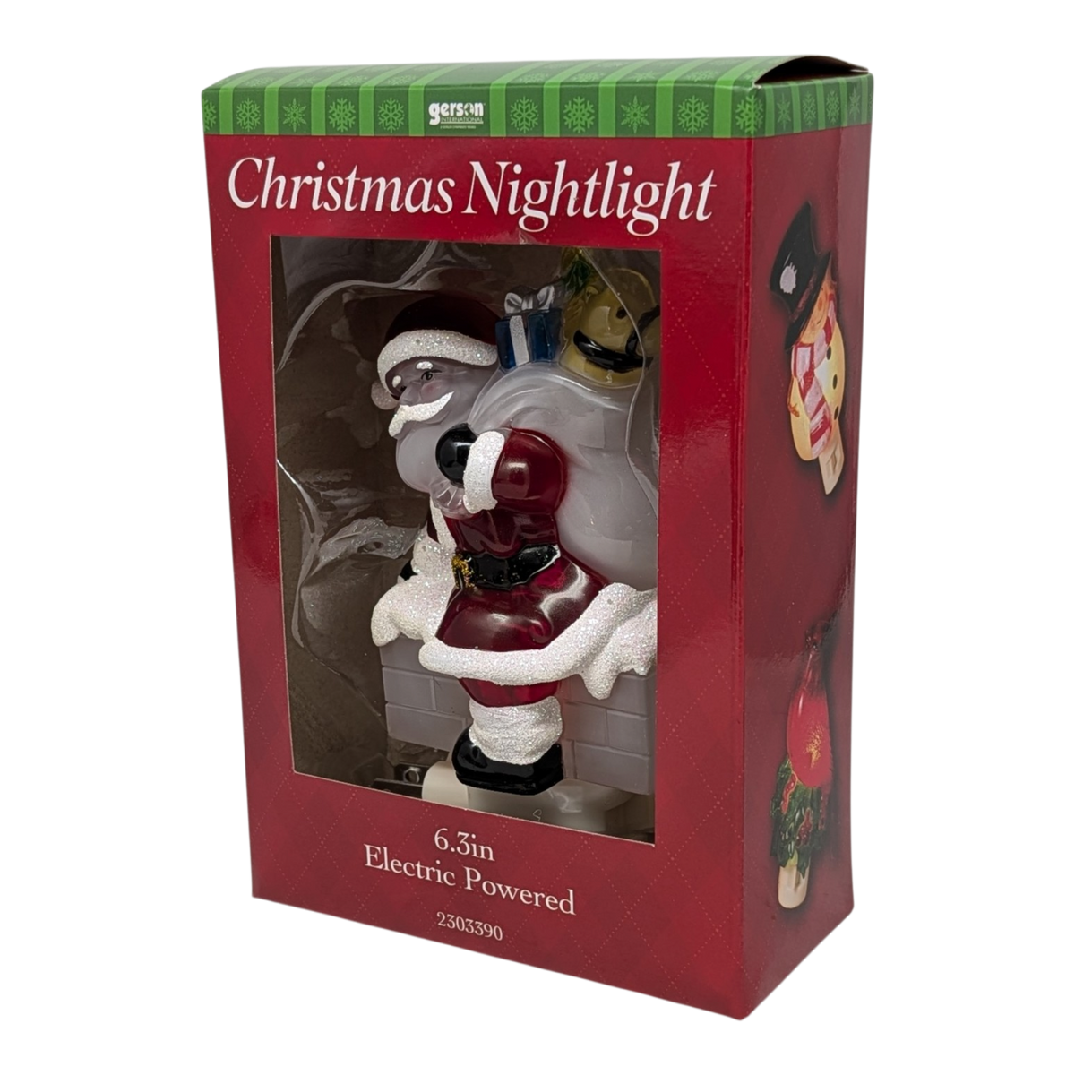 Acrylic Nightlight - Santa at the Chimney