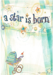 A Star is Born   - New Baby Card