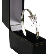 Vermont  Hook Bracelet Silver - 5mm Band - 7 Inch