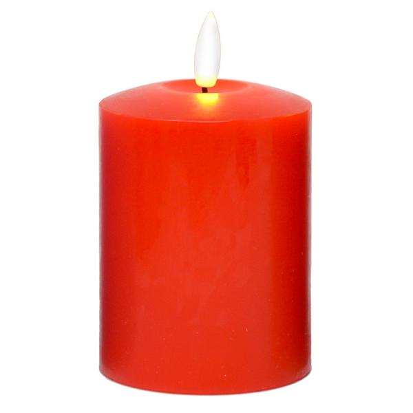 4 Inch LED Candle - Red