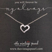 You Will Forever Be My Always Necklace (Sterling Silver)