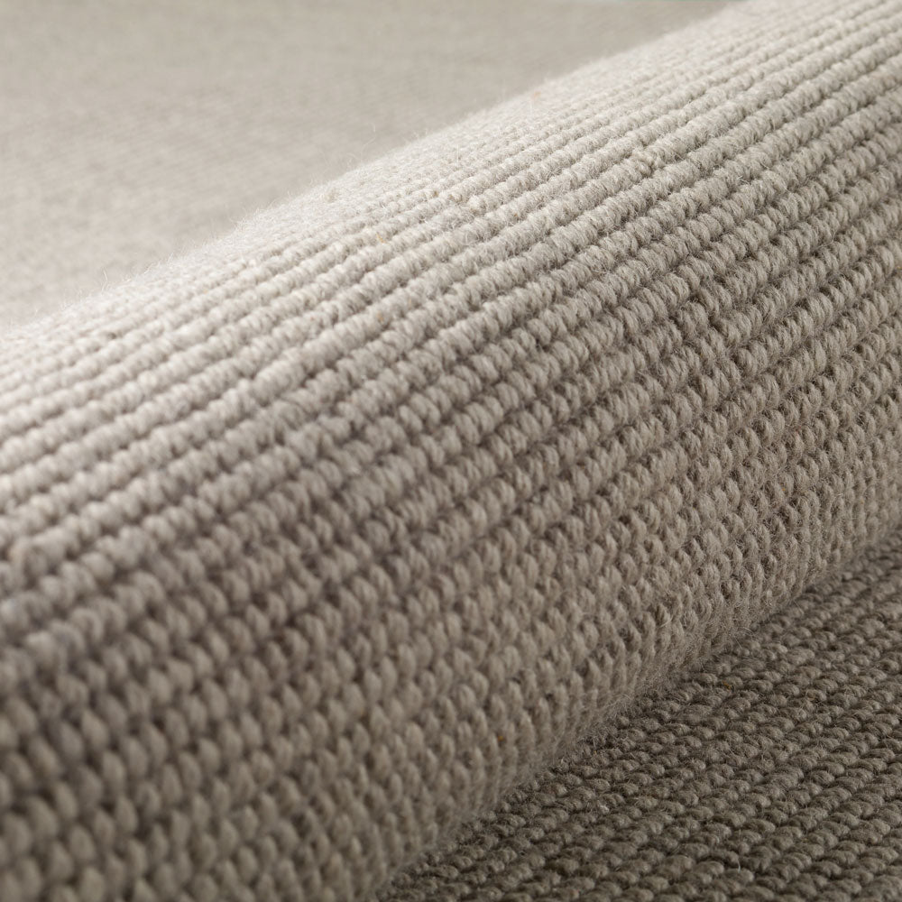 Monaco Popcorn Wool Rug Silver 5' X 7'6" by Homeportonline