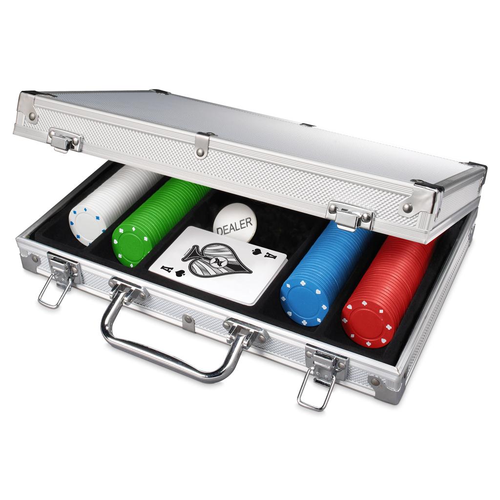 Poker Set Aluminum Attache Case 200pc by Homeportonline