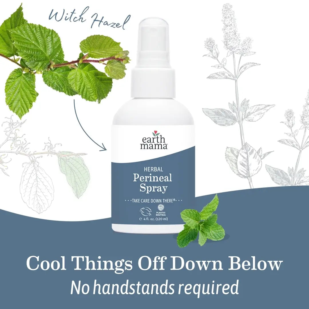 Earth Mama Herbal Perineal Spray | Soothing Touch-Free Mist