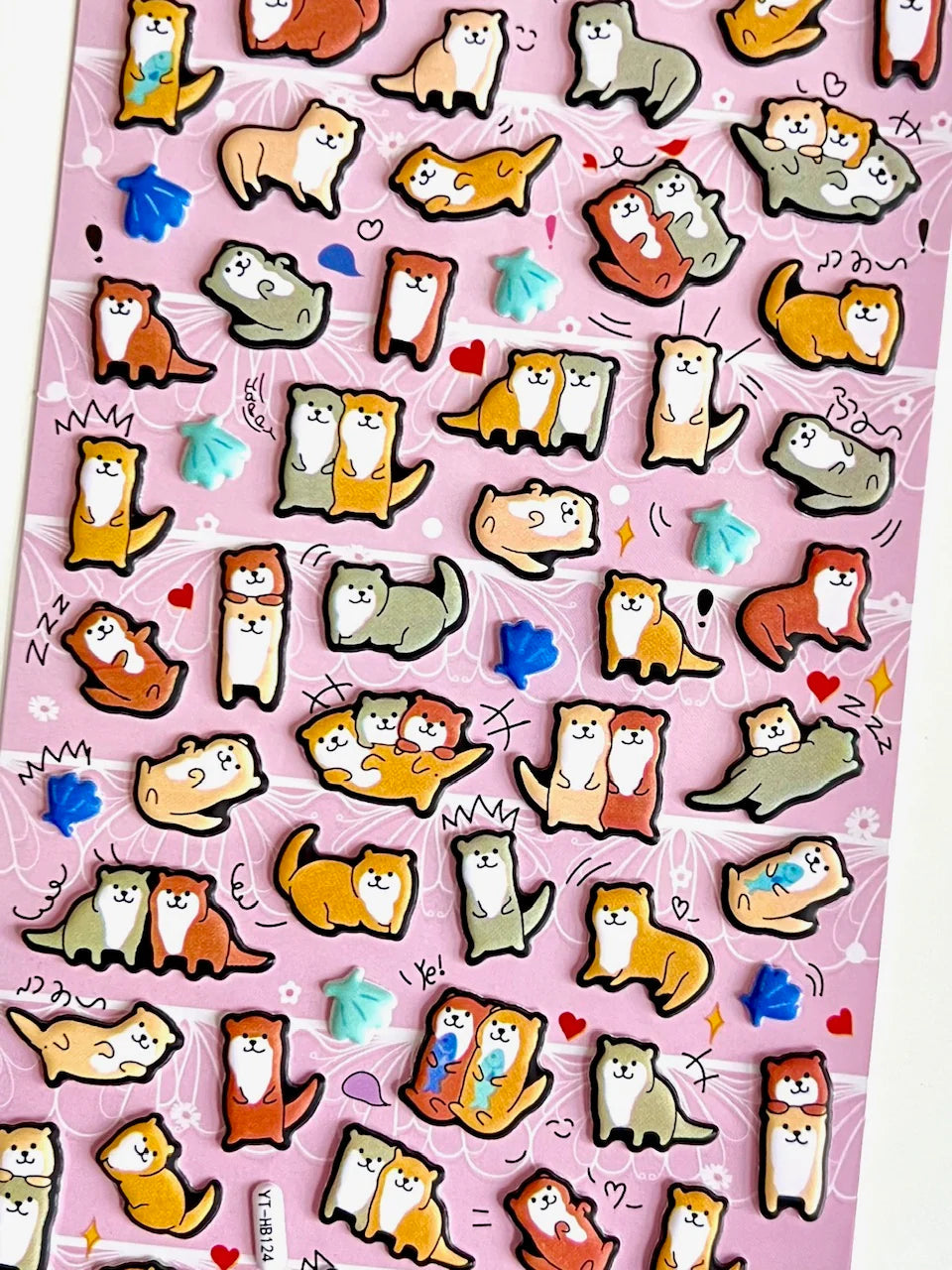 Stickers Puffy Otter by Homeportonline