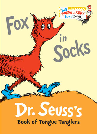 Dr. Seuss Book Fox In Socks (Bright & Early Big Board Book 5x7) by Homeportonline