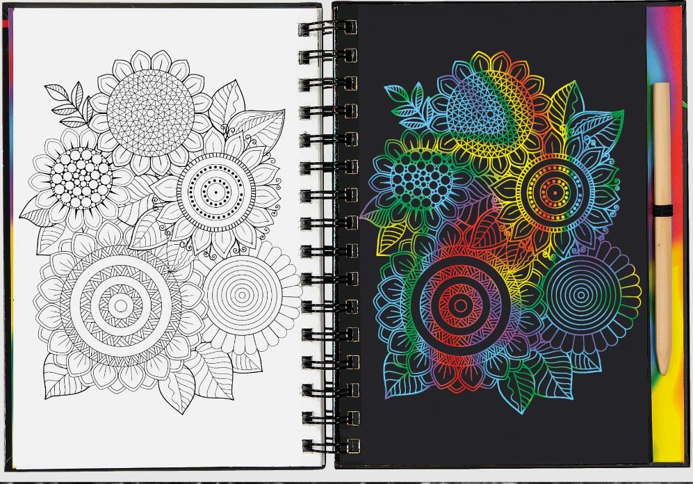 Scratch And Sketch Trace Along Activity Book Extreme by Homeportonline