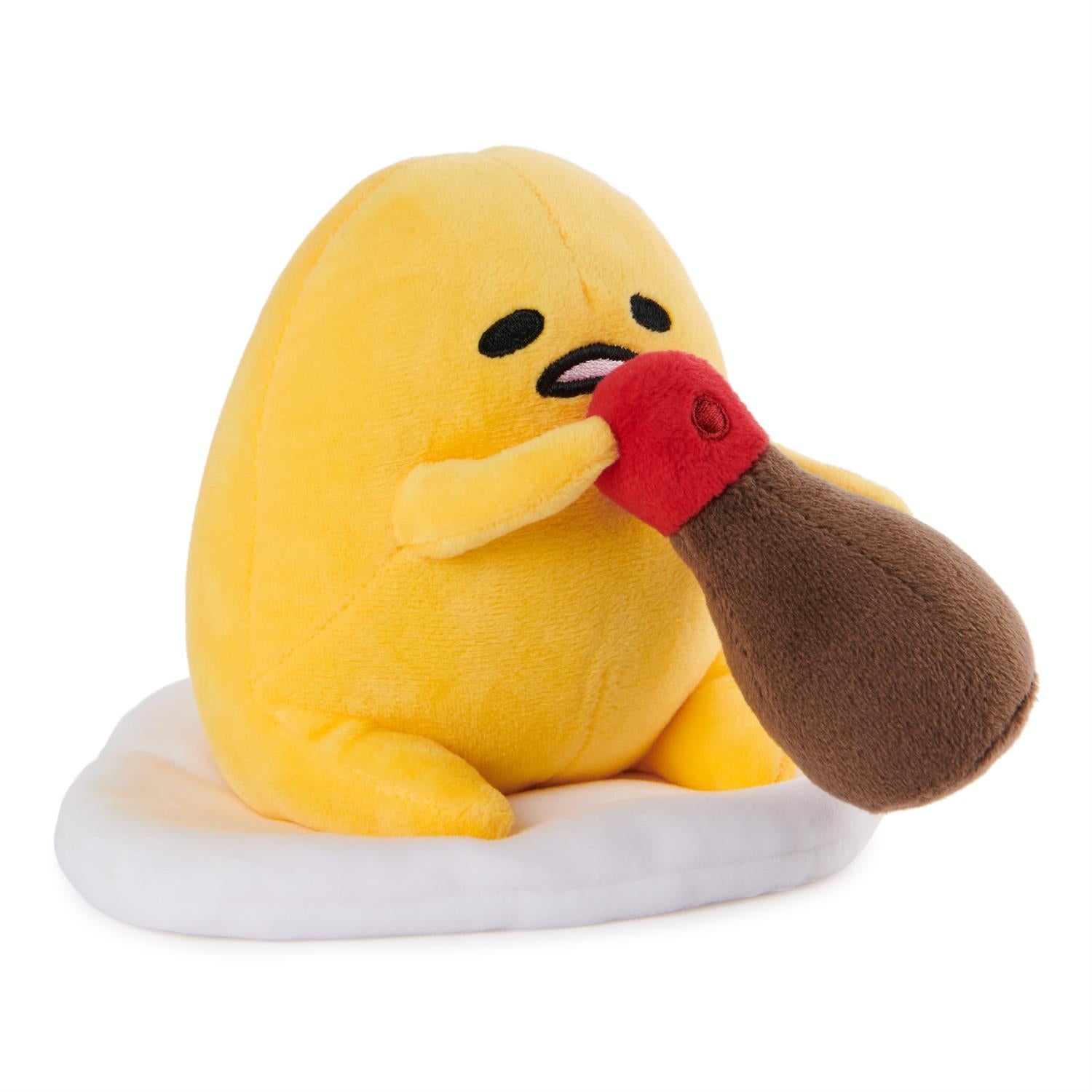 Plush Sanrio Gudetama With Soy Sauce 5" by Homeportonline