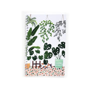 Watercolor Cats + Plants Lined Notebook