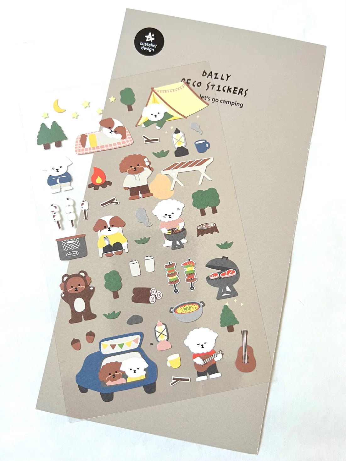 Stickers Let's Go Camping by Homeportonline