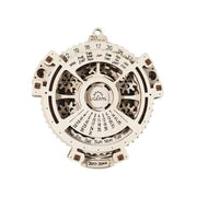 UGEARS Wooden Mechanical Date Navigator - Collectible Perpetual Calendar, Laser Cut 3D Wood Model DIY Puzzle Craft