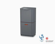 Totem Max Graphite Trash and Recycling 60L by Homeportonline