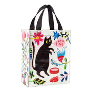 Handy Tote - Blue Q - Chow Time 9x7  Shopping Bag QA338