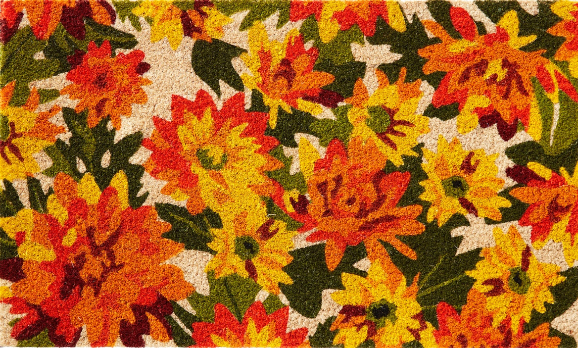 Doormat Chrysanthemum 18x30 by Homeportonline