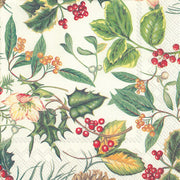 Ideal Home Range Christmas Branches (Cream) - Lunch Napkin