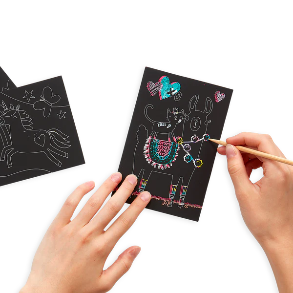 Scratch & Scribble Mini Art Kit Funtastic Friends by Homeportonline