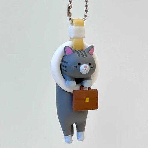 Gashapon Capsule For All Ages Commuter Cat (Sold As An Individual Capsule) by Homeportonline