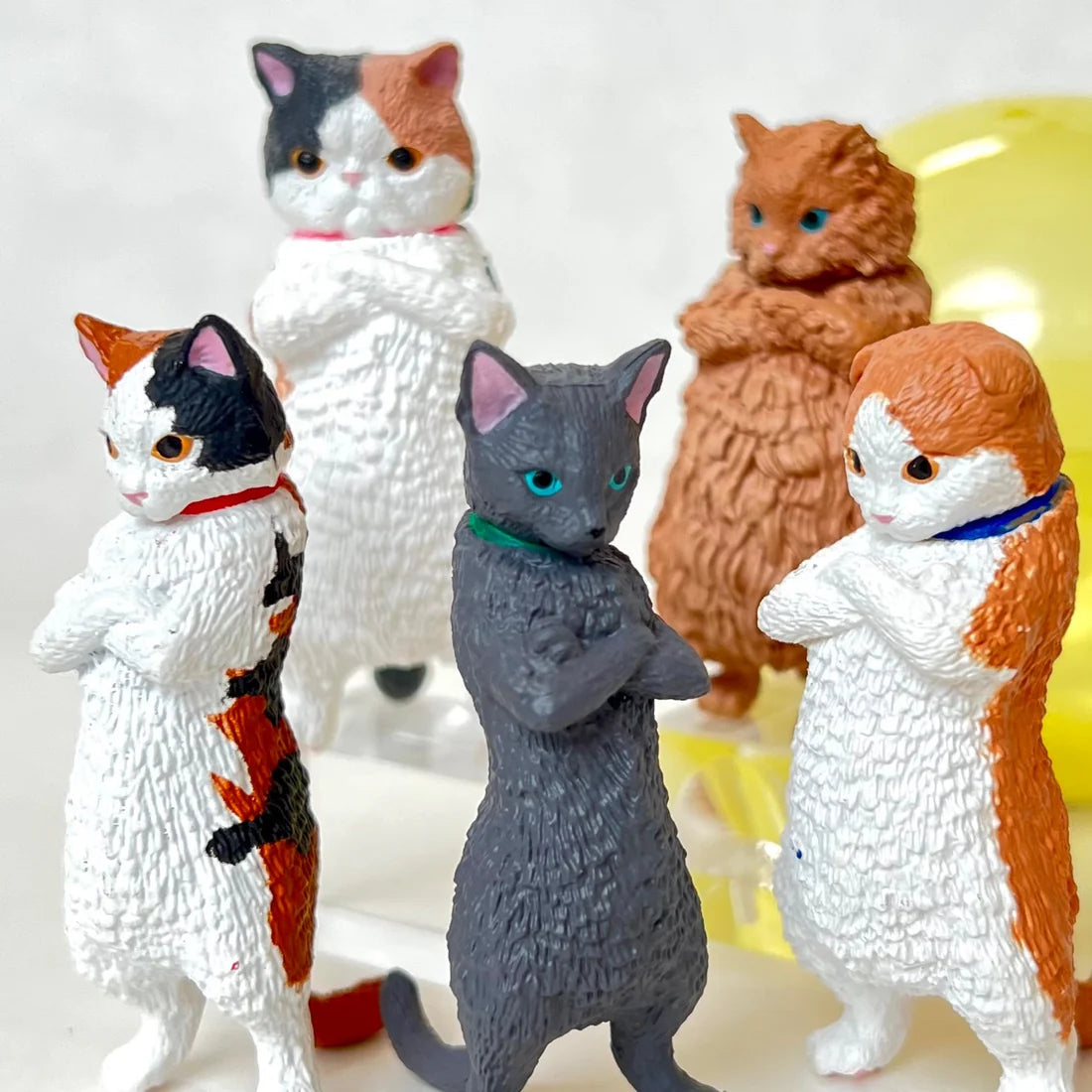 Gashapon Capsule Teen & Up Zun! Cat Figures (Sold As An Individual Capsule) by Homeportonline