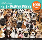 Puzzle 1000 Piece All The Dogs by Homeportonline