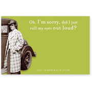 SHANNON MARTIN DESIGN Did I Just Roll My Eyes Out Loud? Sticky Notes in Green