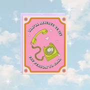 Fav Person To Call | Mother's Day Card