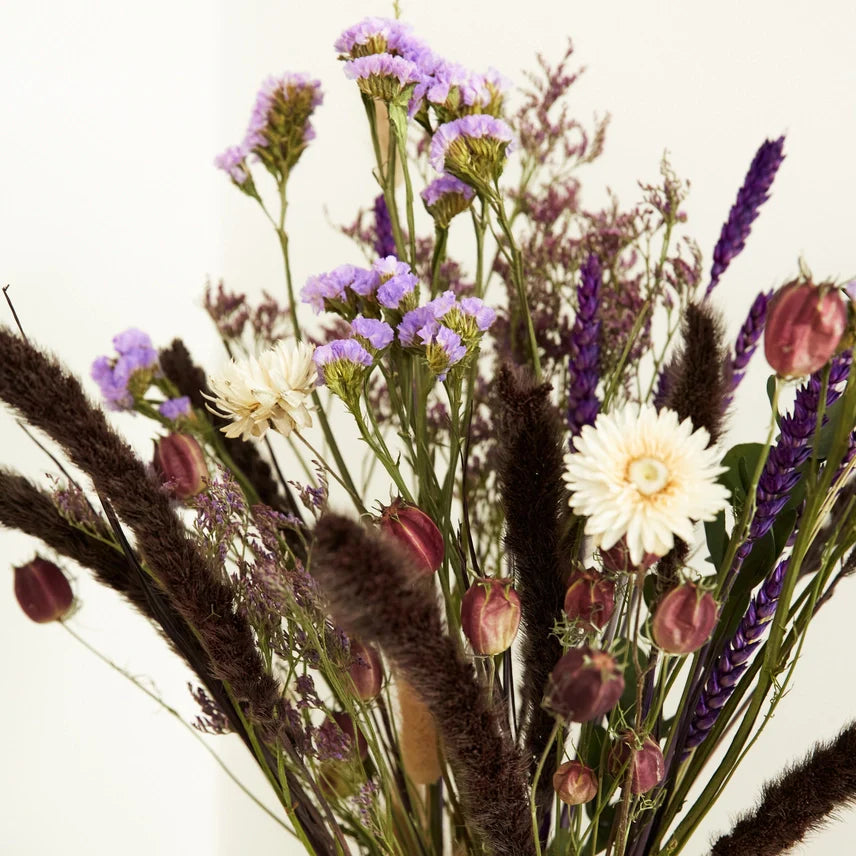Dried Flowers - Field Bouquet - Meadow Purple