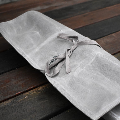 Esschert Design Waxed Canvas Roll Up Pouch