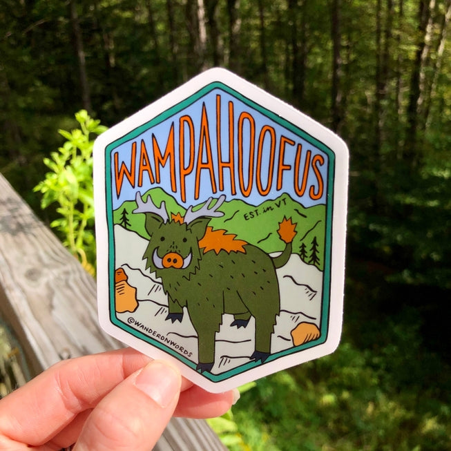 Decals - Cryptids of Vermont  - Wander on Words